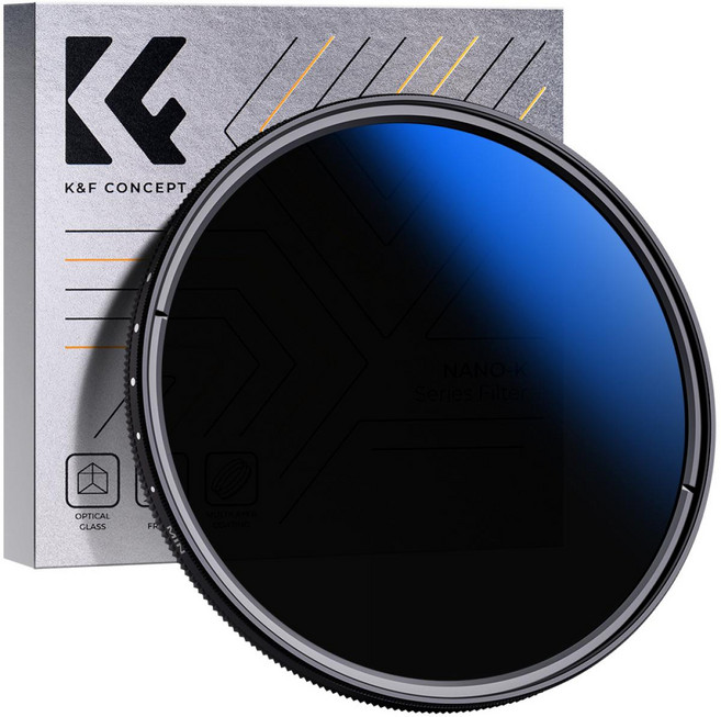 케이앤에프컨셉 Slim HMC Variable 가변필터 AGC Glass 77mm, ND2-ND400