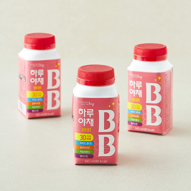 에치와이 하루야채 BB, 3개, 145ml