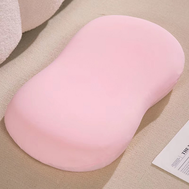 뉴리스 아이스실크 경추 목이편한 메모리폼 여름 베개, 사쿠라 핑크, 1개