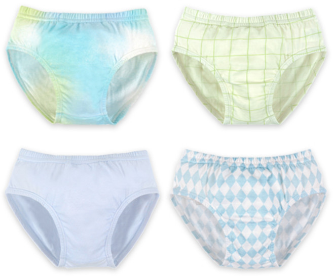 메이키즈 남아용 쁘띠 바나나 삼각팬티 4종 세트