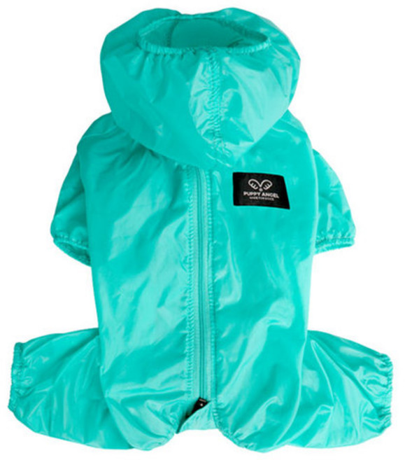 퍼피엔젤 반려동물 여아용 에어 커버롤 PA-OW002_709, Blue, 1개