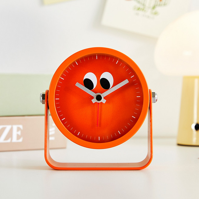 모던하우스 메탈팝 탁상시계, 오렌지