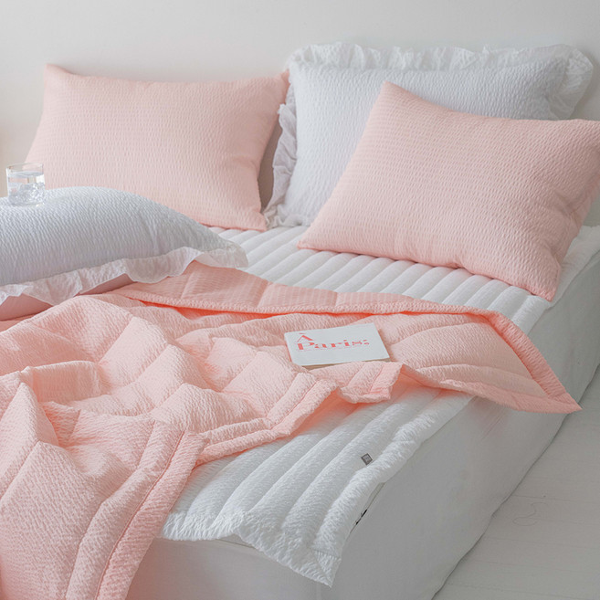 올리비아데코 브리즈 항균 시어서커 리플 여름 차렵 이불