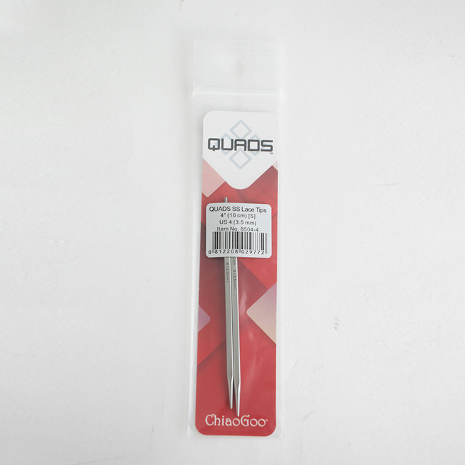 치아오구 수입 쿼드 SS레이스팁 바늘, 1개