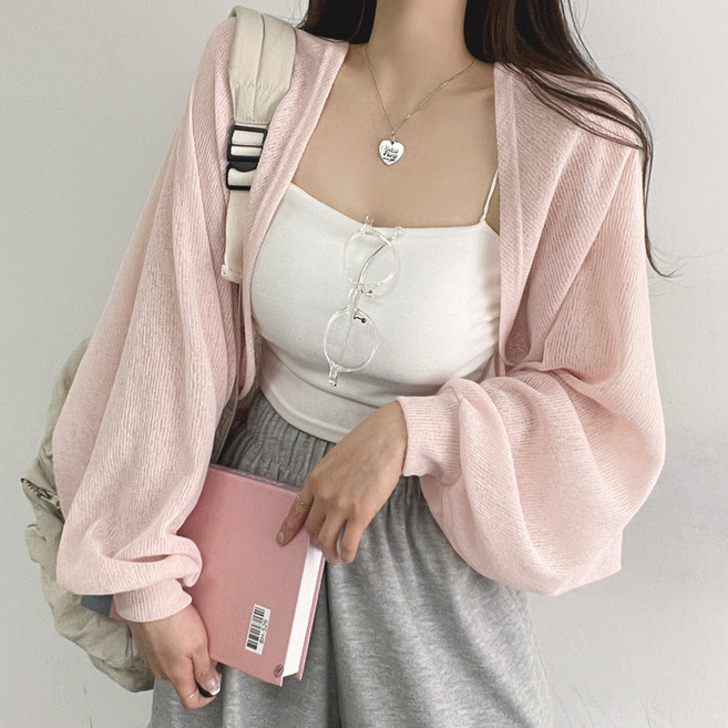 위드후이린 여성용 팔뚝커버 볼레로 가디건