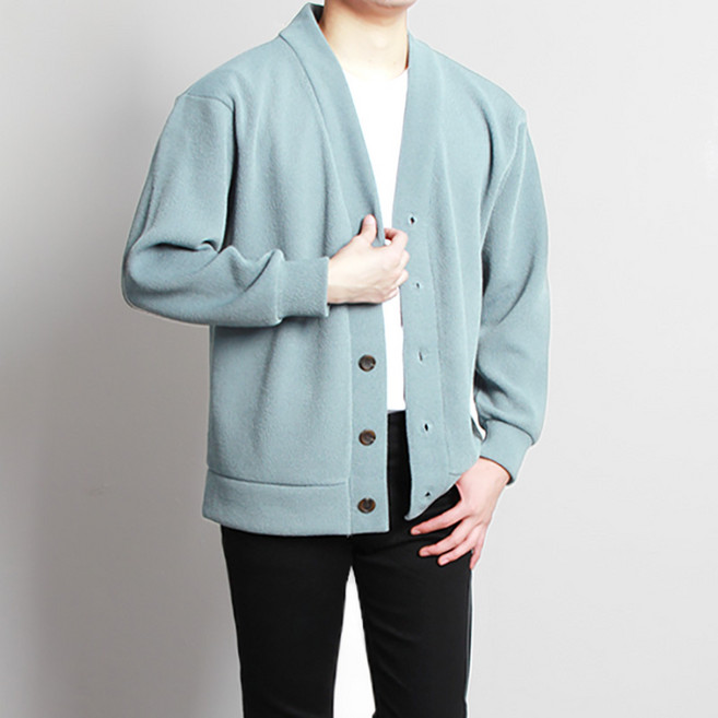 더마인드 남성용 NF 컬러 오버핏 가디건