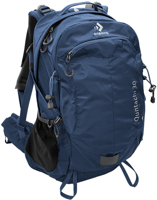 DIBOTE 迪伯特 極輕特仕版 專業登山休閒背包 附背架 + 防水套, 特仕藍