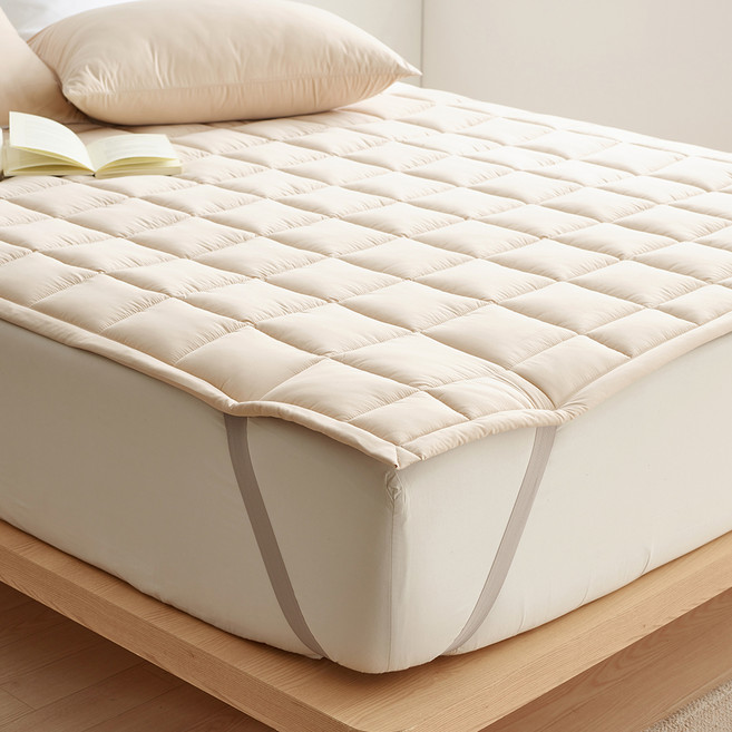 에어룸 진드기방지 고정밴딩 알러셀 방수 침대패드, 베이지