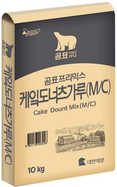 곰표 케잌 도너츠 가루 M/C, 10kg, 1개