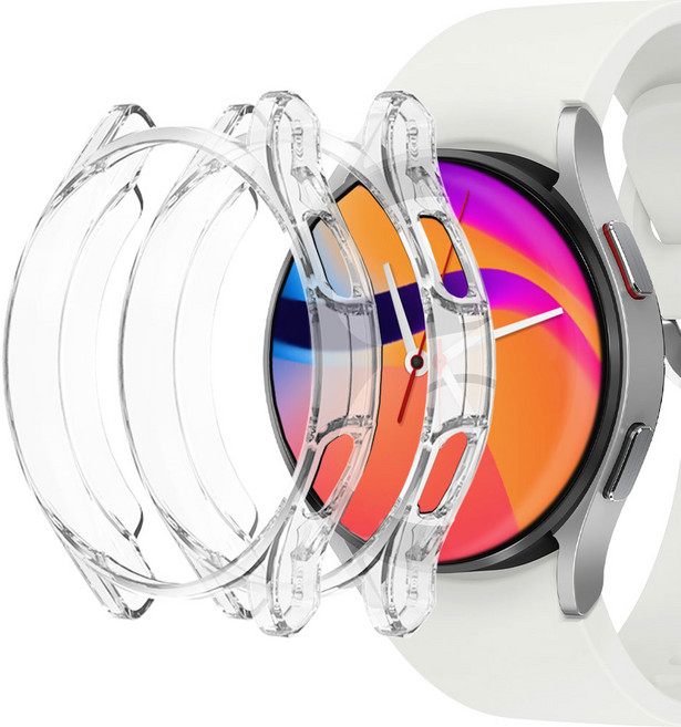 누아트 스마트워치 풀커버 케이스 2p, 투명+투명, 2개