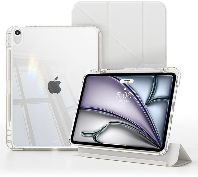 태블리스 아이패드 Y형 슬라이드 분리형 커버 케이스 MW-73, 그레이, 1개