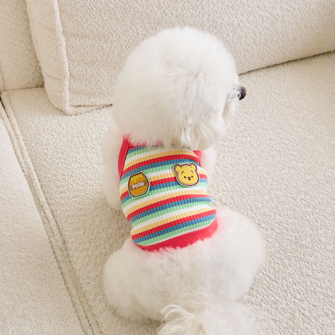 BENNYS 狗狗迪士尼徽章短版上衣, 1個, 維尼