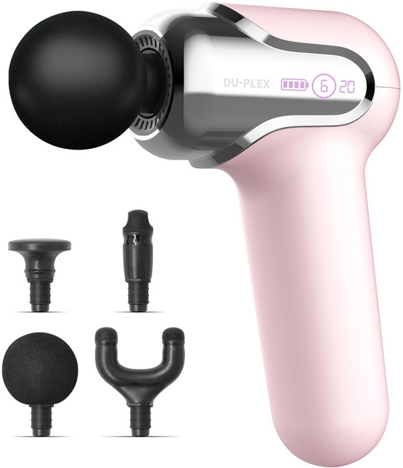 듀플렉스 빈토 프리미엄 미니 마사지건, DP-MG300P, 핑크