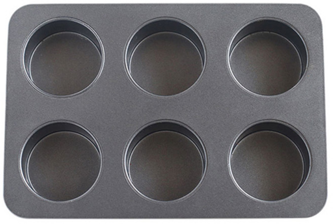큐트미 실리콘 코팅 머핀틀 6구 MP180, 1개