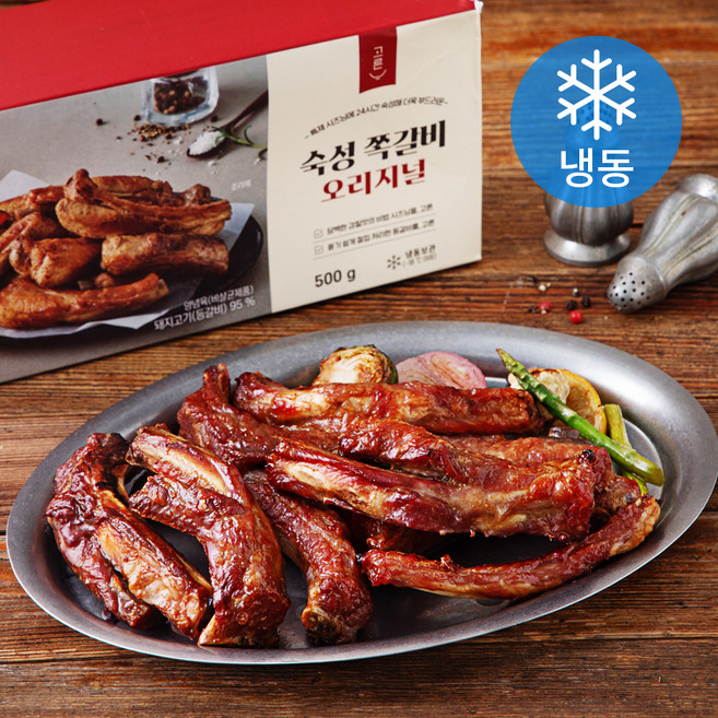 고른 숙성 쪽갈비 오리지널 (냉동), 500g, 1개