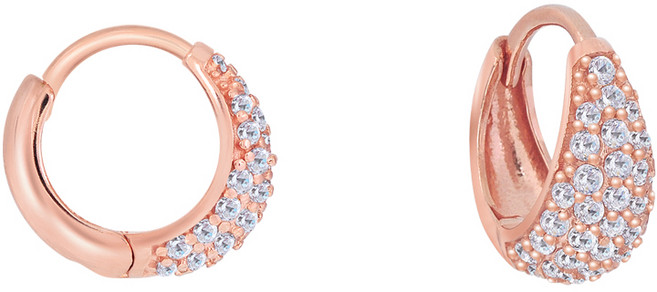 밀튼스텔리 여성용 원터치 실버 귀걸이 MSY-SE23001RGWQ