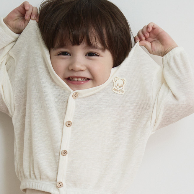 로토토베베 아동용 캐리샤인 가디건