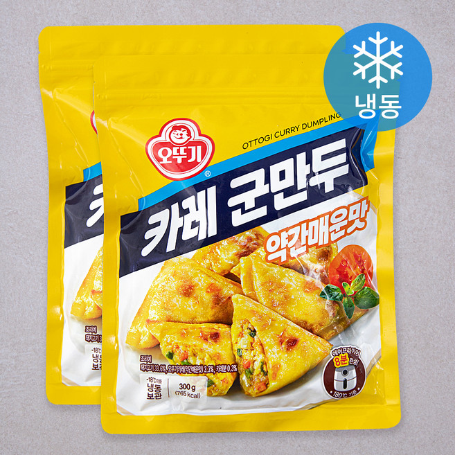 오뚜기 카레 군만두 (냉동), 300g, 2개