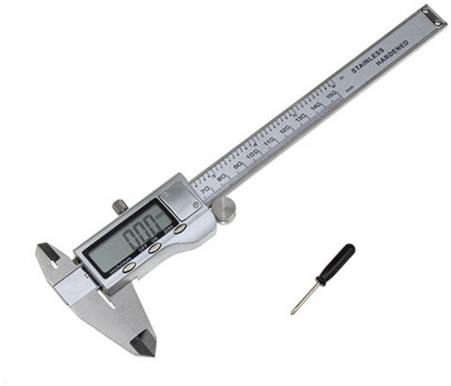 디지털 전자 버니어 스텐 캘리퍼스 전문가용 150mm, 1개