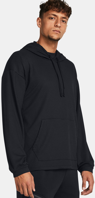 UNDER ARMOUR 安德瑪 男款 UA Rival Waffle 連帽衫 1383108-001