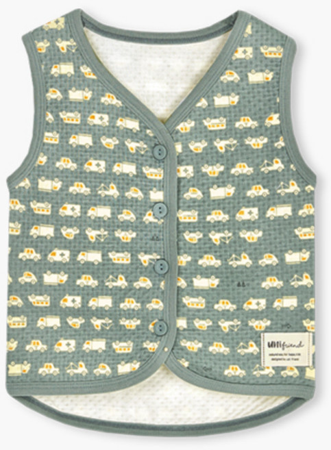 Uni FRIend 童款迷你汽車印花背心