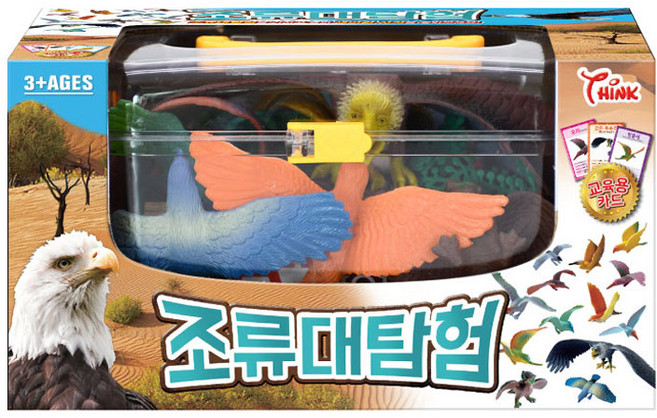 씽크 조류 대탐험 피규어 세트, 1세트