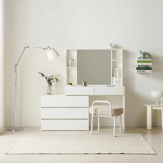 서울소호 스타일 화장대 방문설치, 화이트