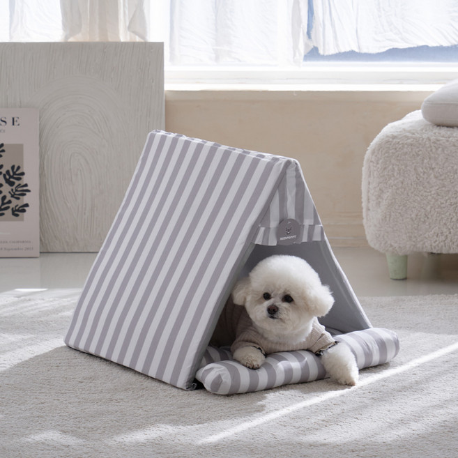 레드퍼피 네스트 텐트 하우스, 밀크 그레이, 1개