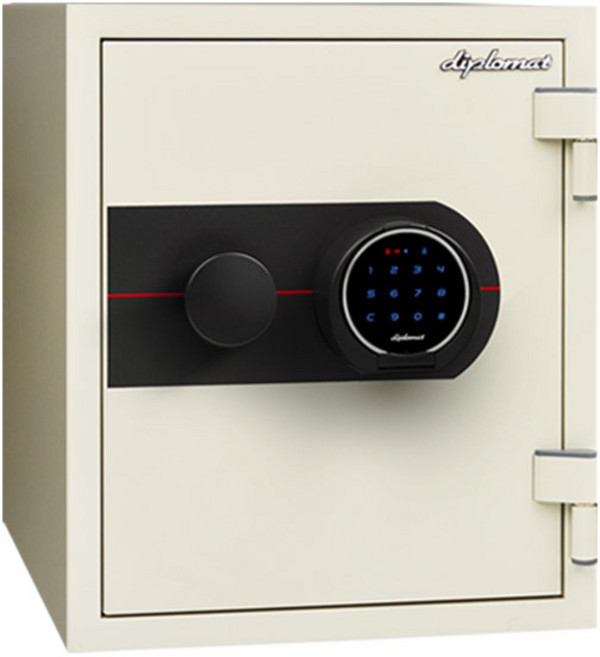 디프로매트 터치스크린 내화금고 K400 36kg 방문설치, 크림화이트