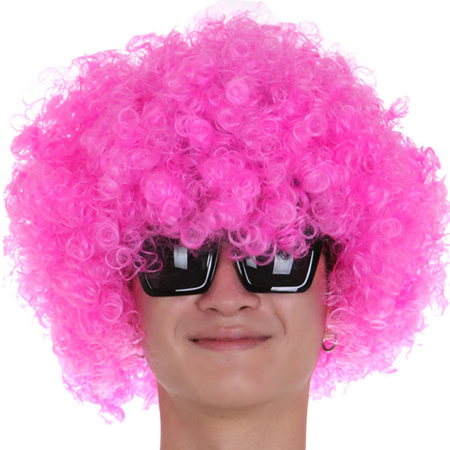 파티공구 점보 파티 가발, 핑크, 1개