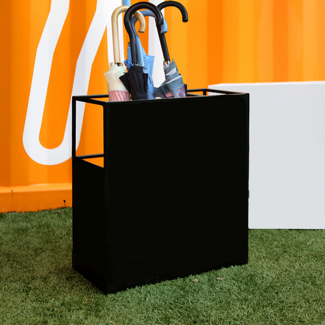 설렘하우스 단비 우산꽂이, 블랙, 1개