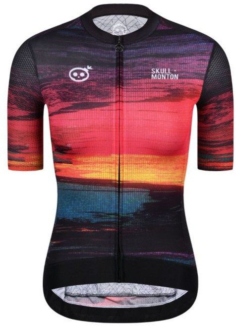 몬톤 스컬 여성용 사이클 져지