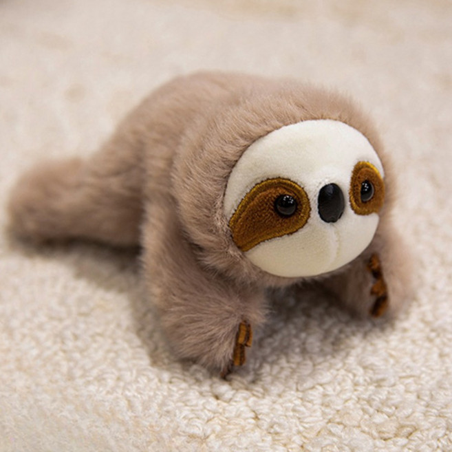 德普羅商務 可愛溫馨迷你動物玩偶冰箱磁鐵 樹懶, 混合顏色