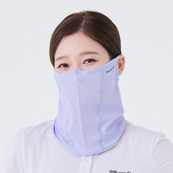 이츠굿텐 자외선 차단 쿨 골프 마스크 효성 aqua-x 원단 베이직 H형 목토시 여름 넥워머