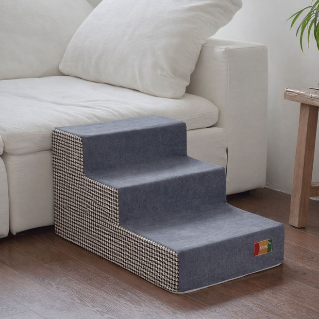 레드퍼피 반려동물 하드락 펫스텝, 그레이, 1개