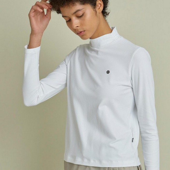 닥스골프 여성용 소재배색 긴팔 티셔츠 DNTS1A213