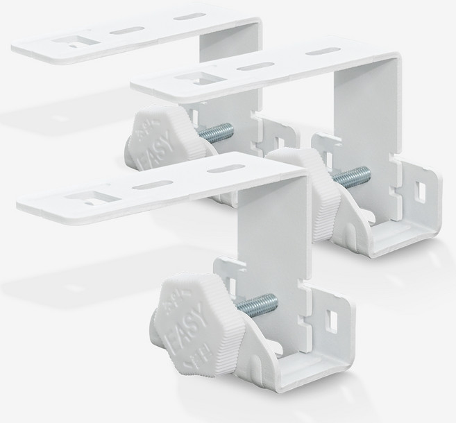 아라크네 블라인드 커튼 무타공 설치 올뉴 노노피스, 화이트, 3개