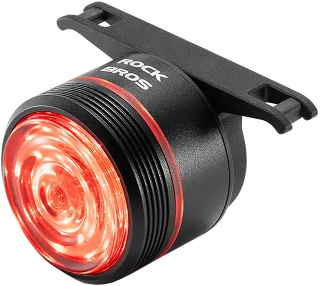 락브로스 스마트 방수 충전식 자동 후미등 BL-S2, 혼합색상, 1개