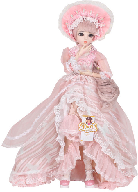 韓國 DORIS Doll 60cm球體關節人偶 莉亞 N-04, 1個, 60cm