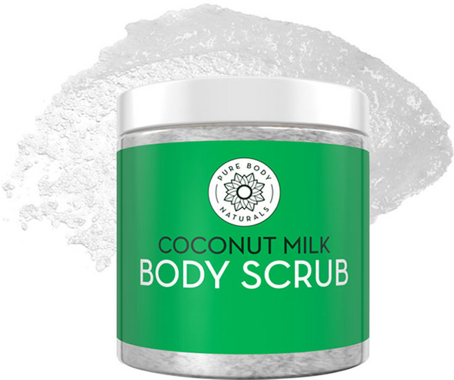 퓨어바디내추럴스 코코넛 밀크 바디 스크럽, 1개, 340g
