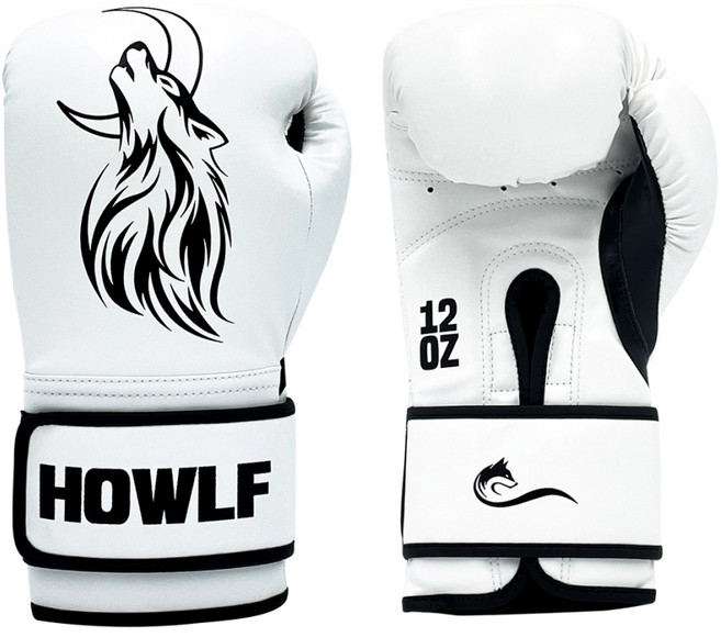 하울프 아테나 복싱글러브 세트, 화이트 + 블랙, 1세트
