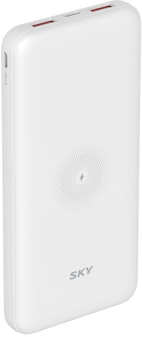 SKY 필 WX10 18W PD 고속충전 무선 보조배터리 10000mAh, SKY-WX10PD, 화이트