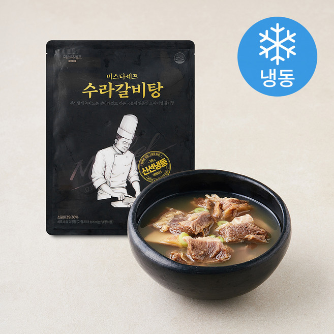 미스타셰프 수라갈비탕 (냉동), 800g, 1개