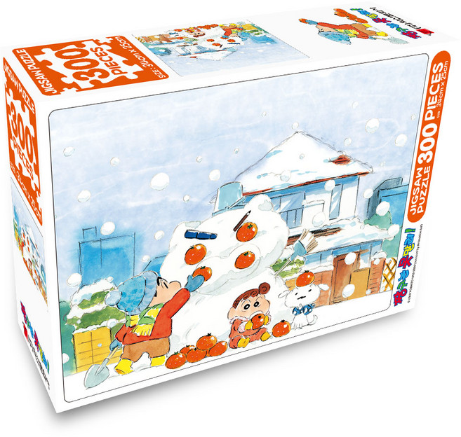 학산문화사 트리북스 짱구는 못말려 눈부리 직소퍼즐, 300피스, 혼합색상, 1개