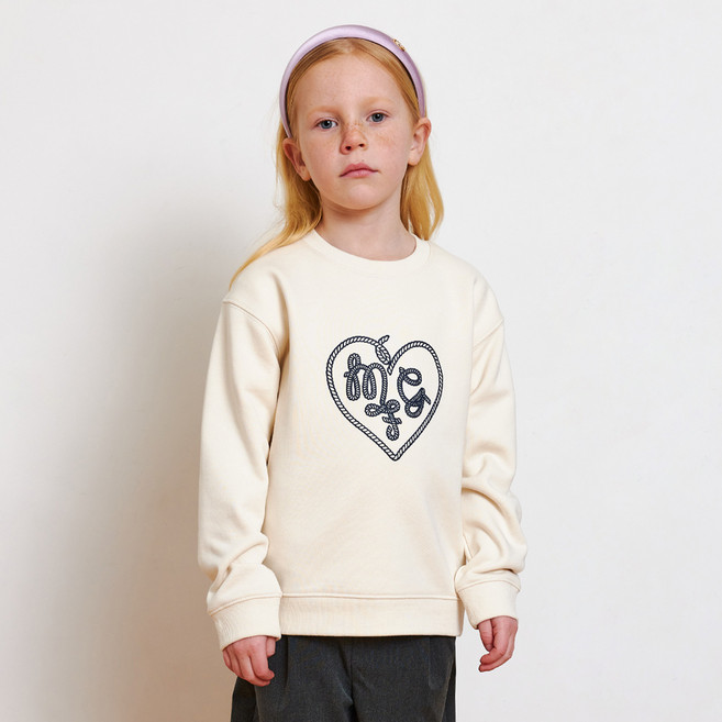 MaritheFrancoisGirbaud 兒童 ENFANT MFG HEART 運動衫