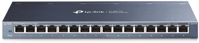 티피링크 16포트 PoE+ 기가비트 데스크탑, TL-SG116P, 1개