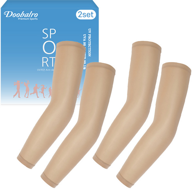 두발로 UV 자외선 차단 스포츠 쉘론 쿨토시, 2세트