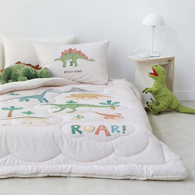 아망떼 다이노소어 알러지케어 플란넬 극세사 차렵이불