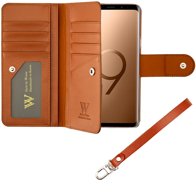 에스엠모바일 헤리티지컬렉션 올리브카키 양면지갑 다이어리 휴대폰 케이스