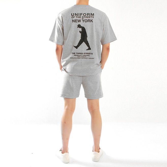 마인플로우 남성용 반팔 트레이닝 MZ시티보이 세트